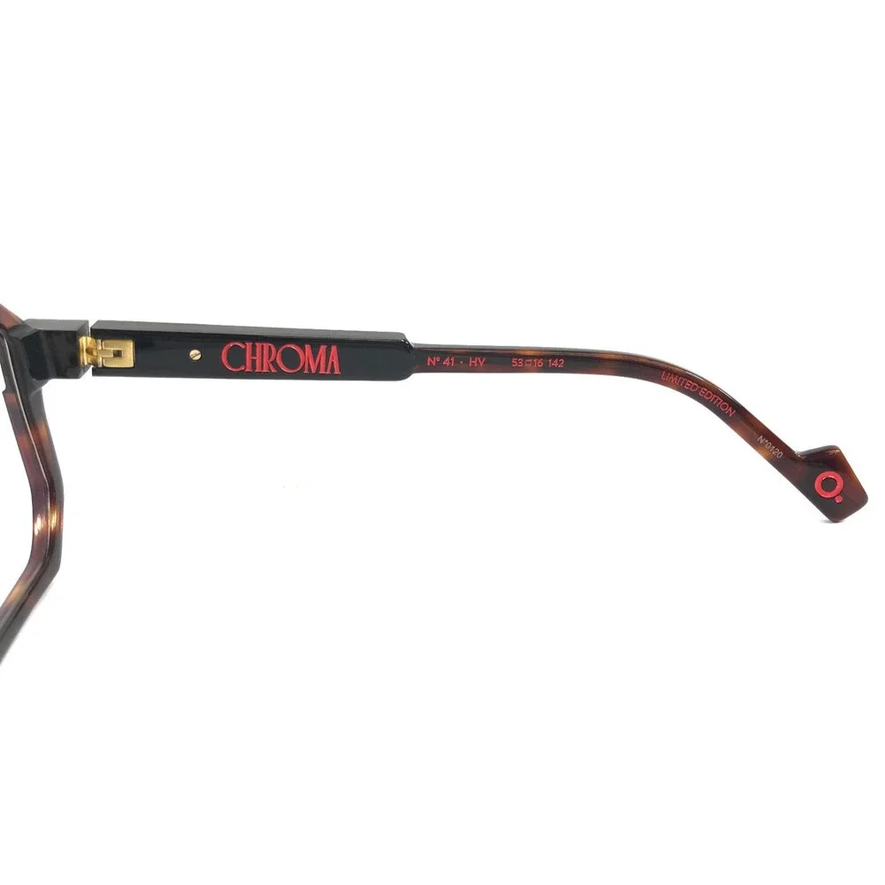 Etnia Barcelona Eyeglasses Frames CHROMA N41 HV Havana Black Brown 53-16-142